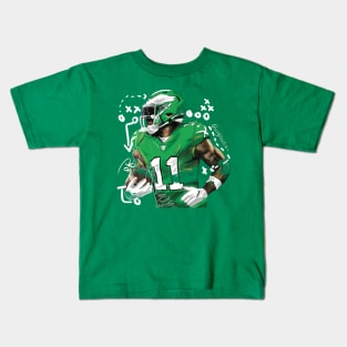 Fly Eagles Fly-Aj Brown Kids T-Shirt